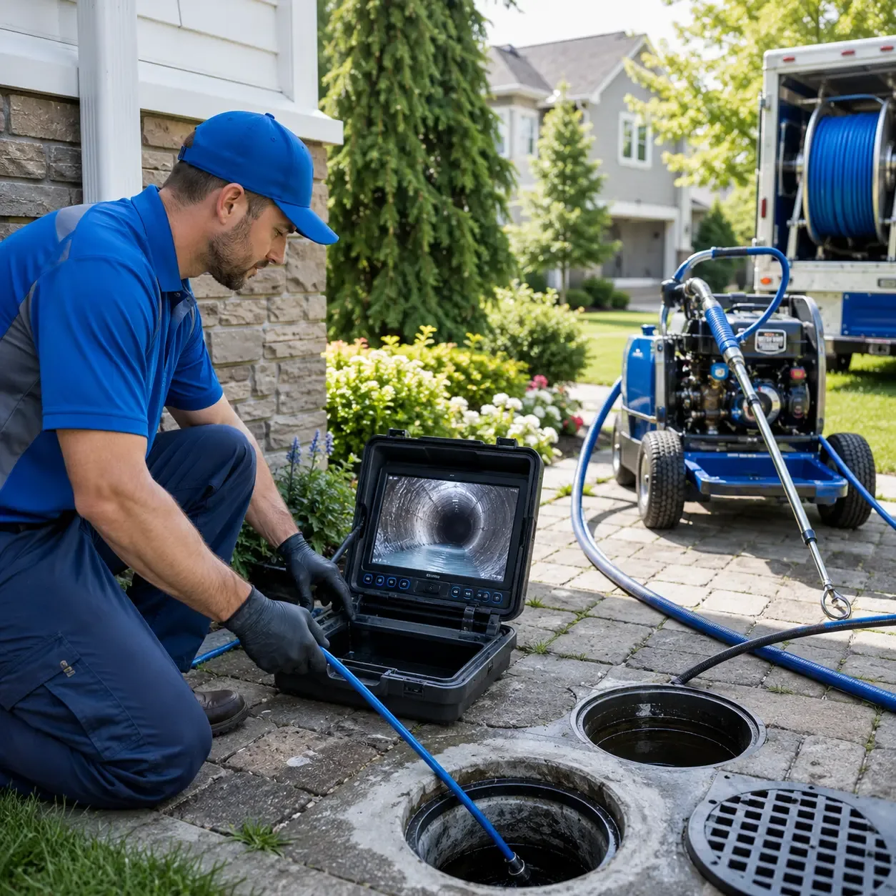 Outdoor drain cleaning professionals serving Granby, MA